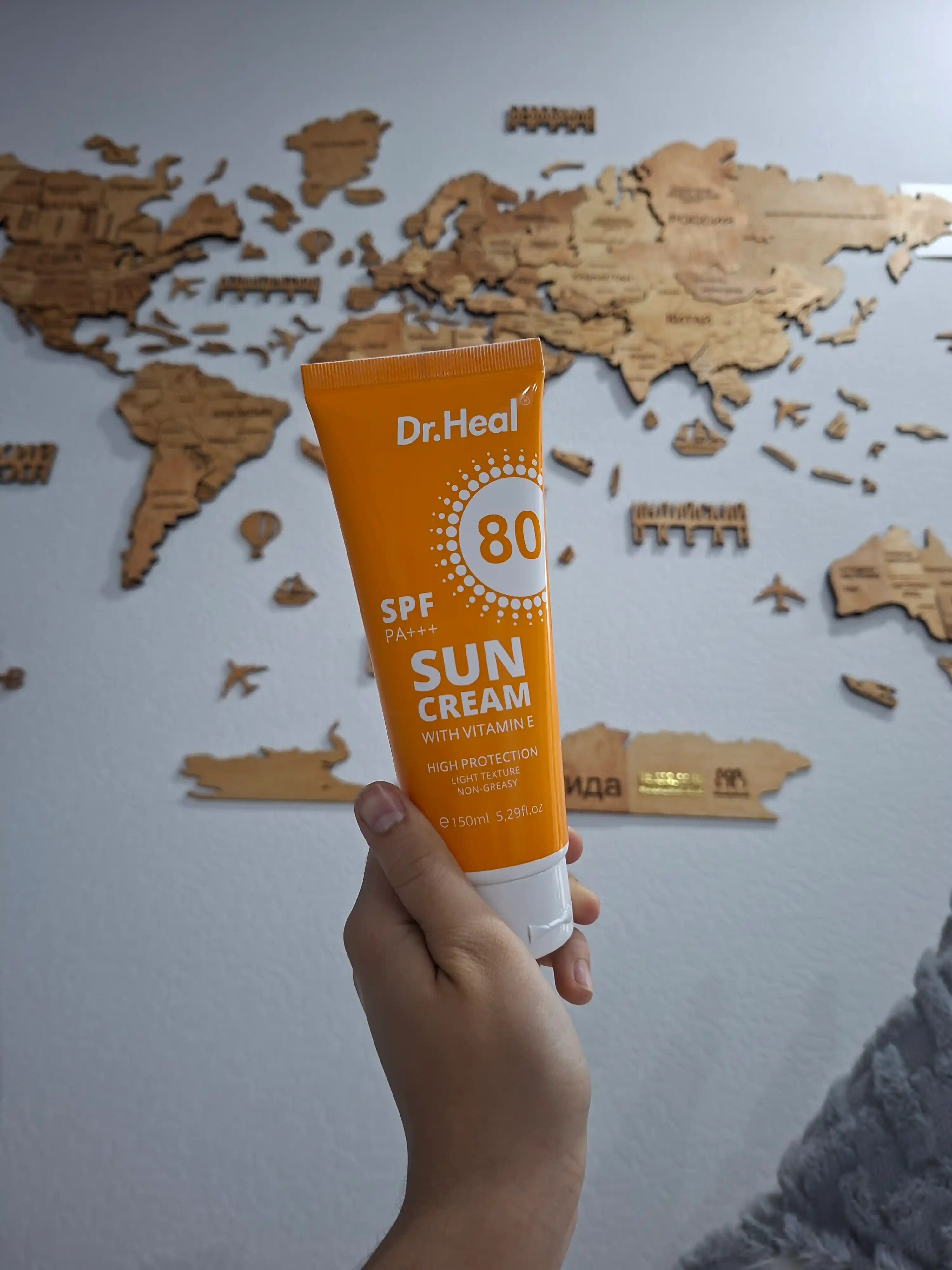 Dr Heal SPF 80 PA+++ quyoshdan himoyalovchi kremi, 150 ml