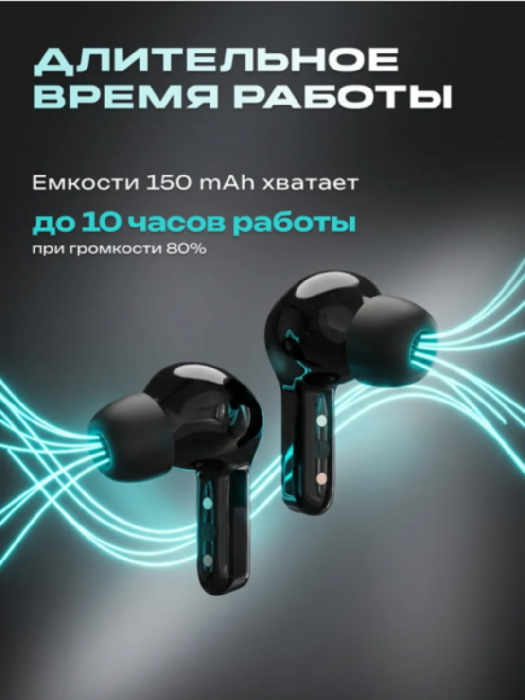 Simsiz TWS quloqchin sensor boshqaruv LED displey kuchli ovoz Android iOS mos
