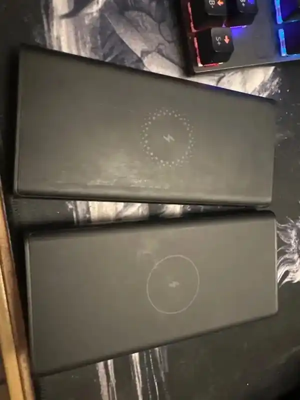 Power Bank 10000 mAh simsiz zaryadlash, tez zaryadlash 22.5W, 2 portli tashqi akkumulyator