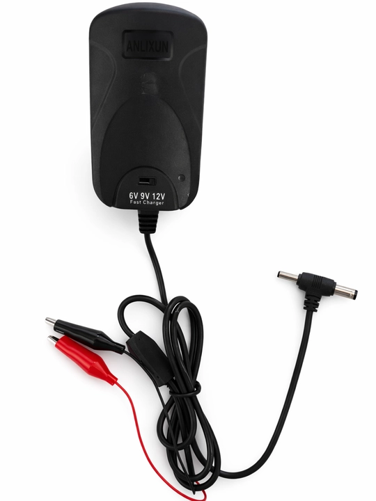 Зарядное устройство для аккумулятора 6V/9V/12V универсальное ANLIXUN, авто/мото