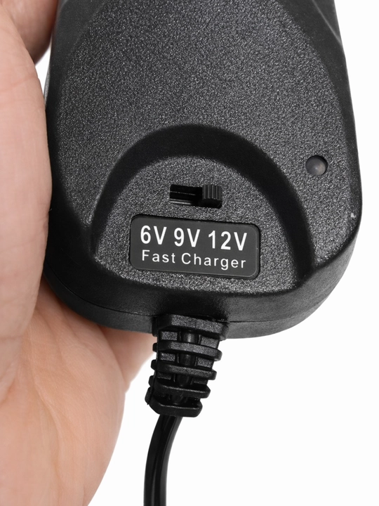 Зарядное устройство для аккумулятора 6V/9V/12V универсальное ANLIXUN, авто/мото