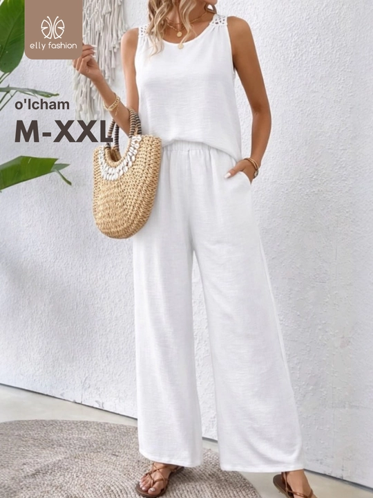Ayollar yozgi kostyumi, kundalik erkin to‘plam - EllyFashion