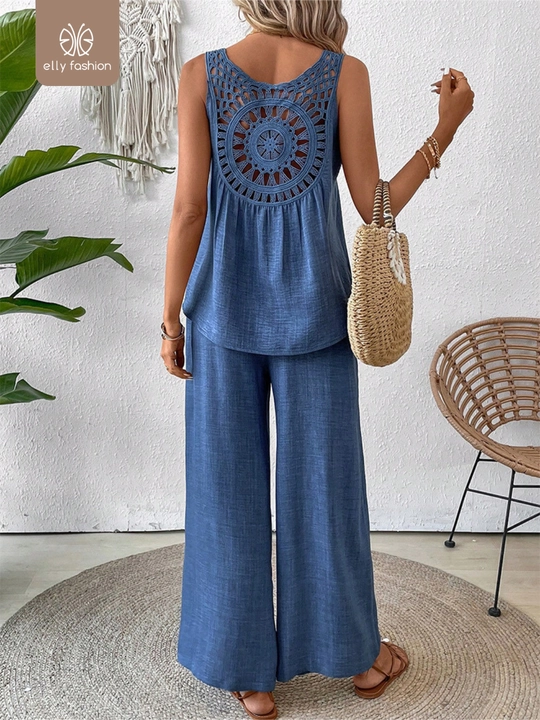 Ayollar yozgi kostyumi, kundalik erkin to‘plam - EllyFashion