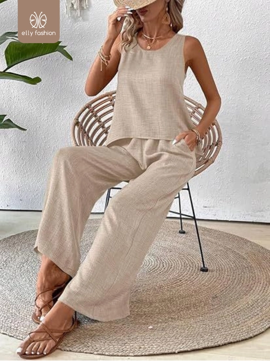Ayollar yozgi kostyumi, kundalik erkin to‘plam - EllyFashion