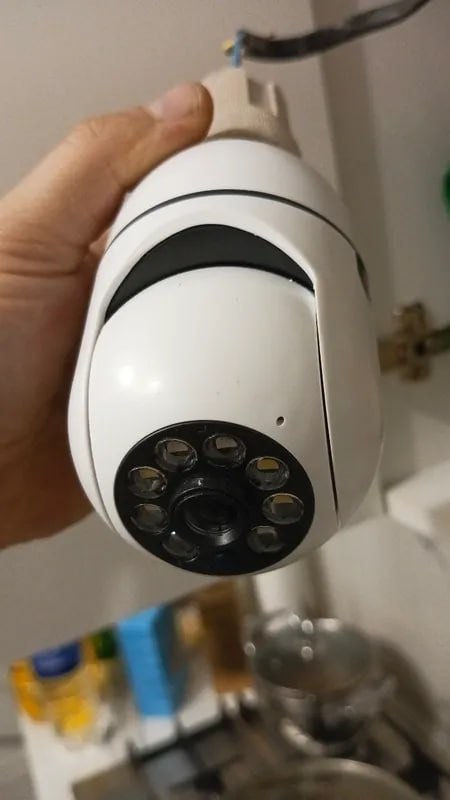 Simsiz Wi-Fi kuzatuv kamerasi, uy uchun Full HD, 2 kamerali