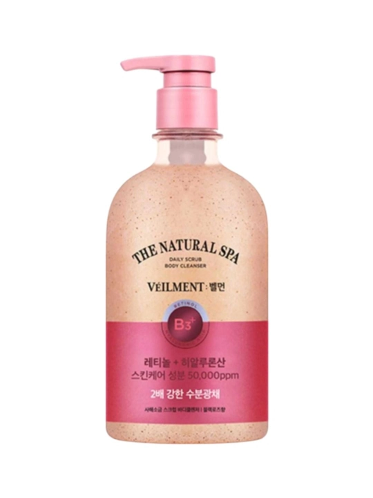 Гель-скраб для душа, 2 в 1 LG Veilment "Black Rose, Jasmine Wash" 400 мл, подарочный набор
