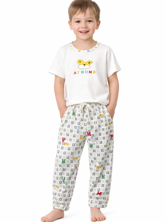 Bola pijama set uy kiyimi yumshoq qulay yozgi kiyim trend bolalar set