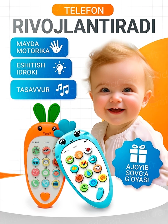 O‘zbek tilida gapiradigan o‘yinchoq telefon, Rivojlantiruvchi o'yinchoq telefon