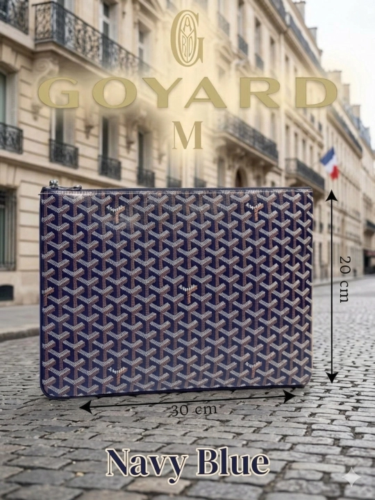 Мужская сумка Goyard из эко-кожи, барсетка для мужчин, дипломат - 