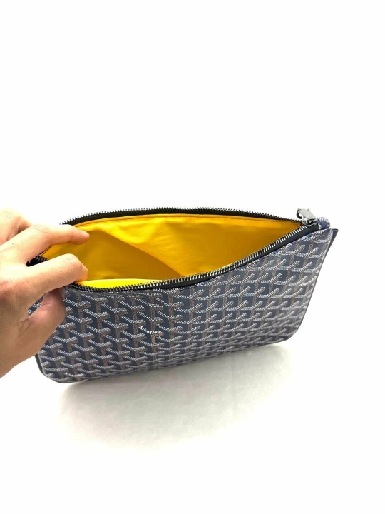 Мужская сумка Goyard из эко-кожи, барсетка для мужчин, дипломат