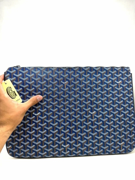 Мужская сумка Goyard из эко-кожи, барсетка для мужчин, дипломат