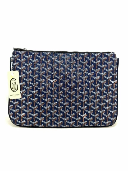 Мужская сумка Goyard из эко-кожи, барсетка для мужчин, дипломат