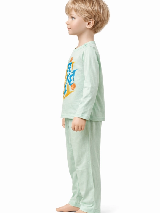 Bola pijama set uzun yengli uy kiyimi yumshoq qulay bolalar kiyimi trend