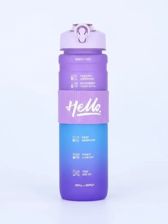 Suv shishasi, naychali, sport, dam olish, maktab uchun, 1000 ml