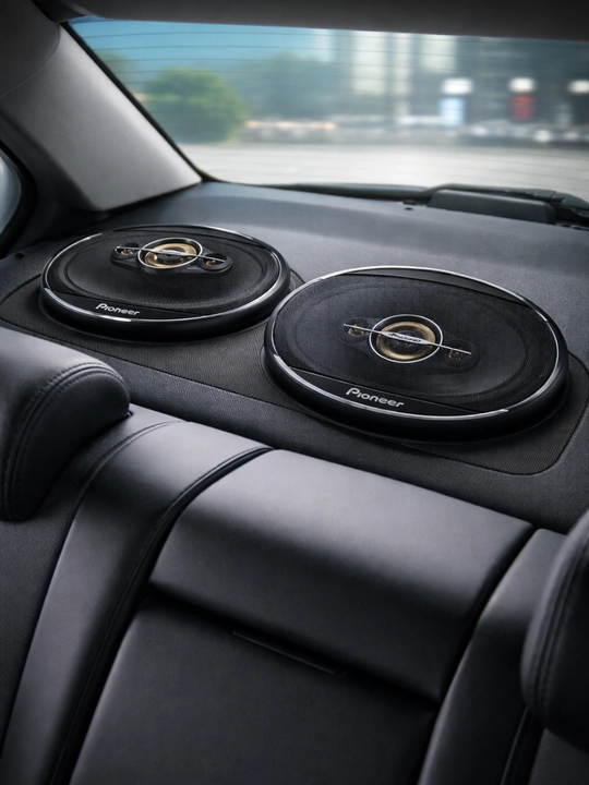 Колонка авто Pioneer TS-A6978S 6x9 дюймов, 4-полосная, чёрная, 650 Вт