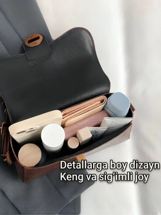 Ayollar kichik kvadrat krossbody sumka sintetik teri qulfli ixcham zamonaviy noyob kundali