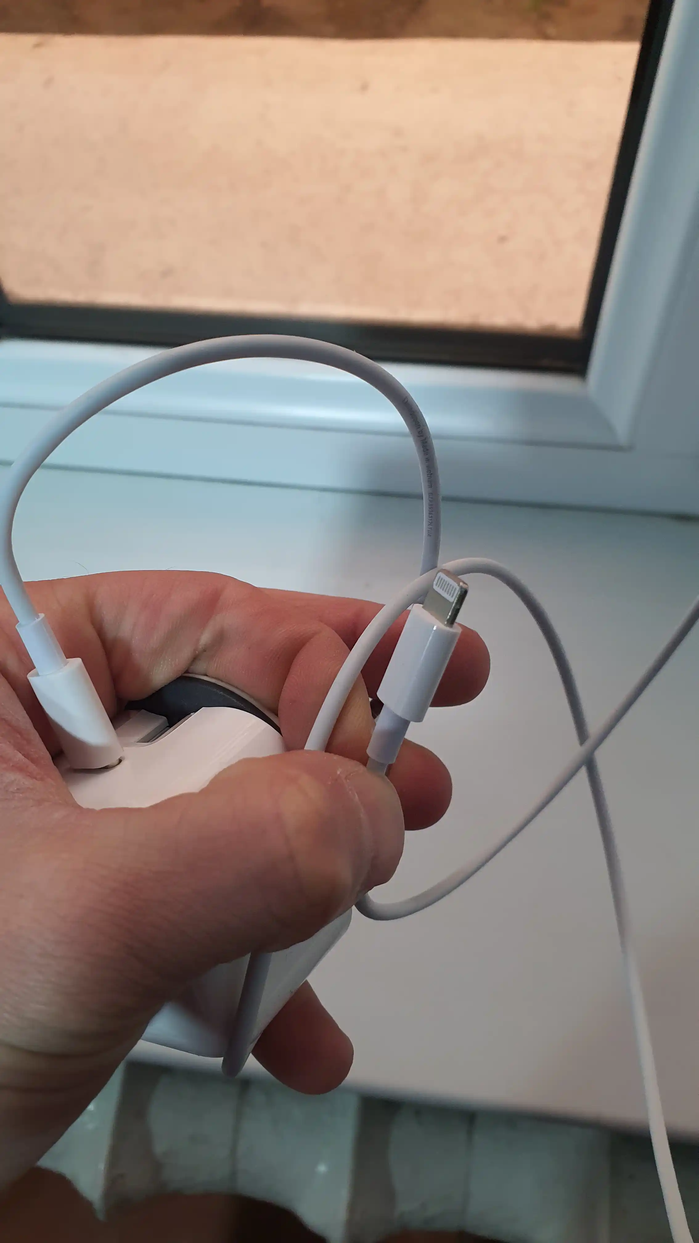 Зарядное устройство для iPhone, быстрая зарядка 20 Вт, с кабелем Type-C — Lightning