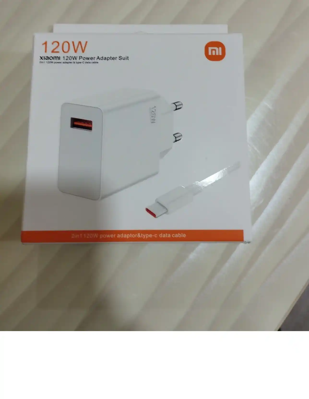 Xiaomi 120 W Turbo quvvatlash qurilmasi, Type-C kabeli bilan