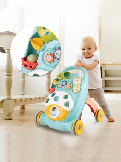 Ходунки-каталка Sobebear Baby Walker, развивающая игрушка 6м+, цвет рандомный