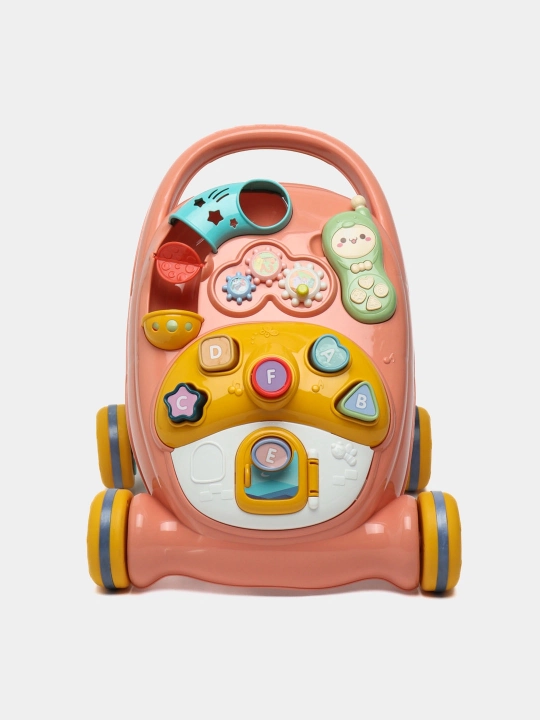 Sobebear Baby Walker yurgich-katalka, rivojlantiruvchi o'yinchoq 6oy+, tasodifiy rangda