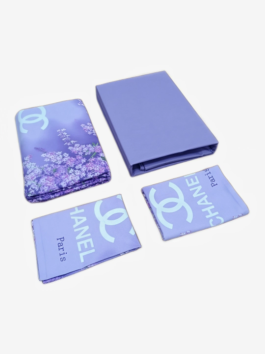 Элегантный двуспальный комплект постельного белья "Super Satin", 240×240 в стиле High Tech - 