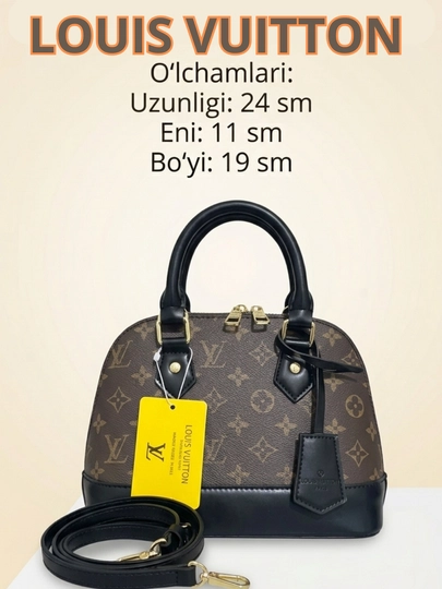 Женская сумка в стиле LOUIS VUITTON кросс-боди, через плечо из эко кожи — GERBO-LOUIS-ЧЕРН