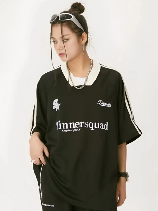 Ayollar va qizlar uchun OVERSIZE futbolkasi, UNISEX