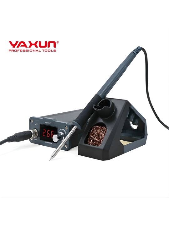 Паяльная станция Yaxun T12/T210D, умная, LED дисплей, быстрый нагрев 