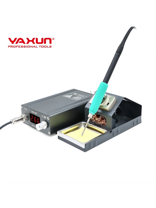 Паяльная станция Yaxun T12/T210D, умная, LED дисплей, быстрый нагрев 