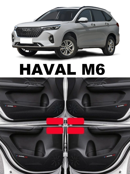 HAVAL eshik bosqichlari uchun karbon qoplamalar, himoya stikerlari - 