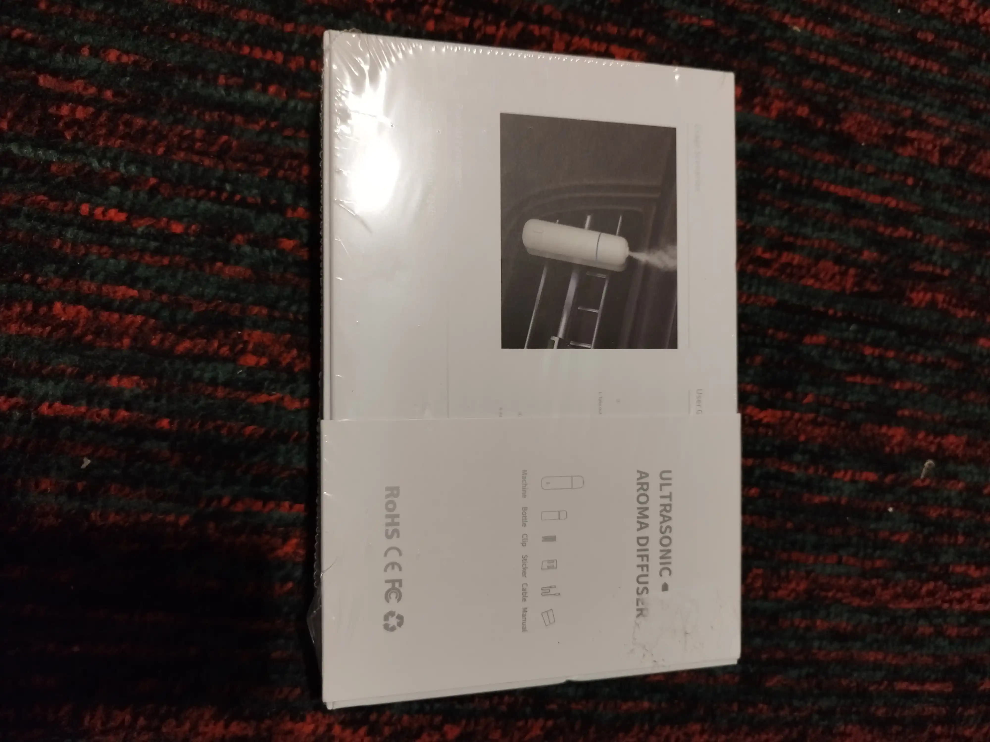 ULTRASONIC aroma diffuzer avtomobil uchun, simsiz havo namlagich, osvejitel