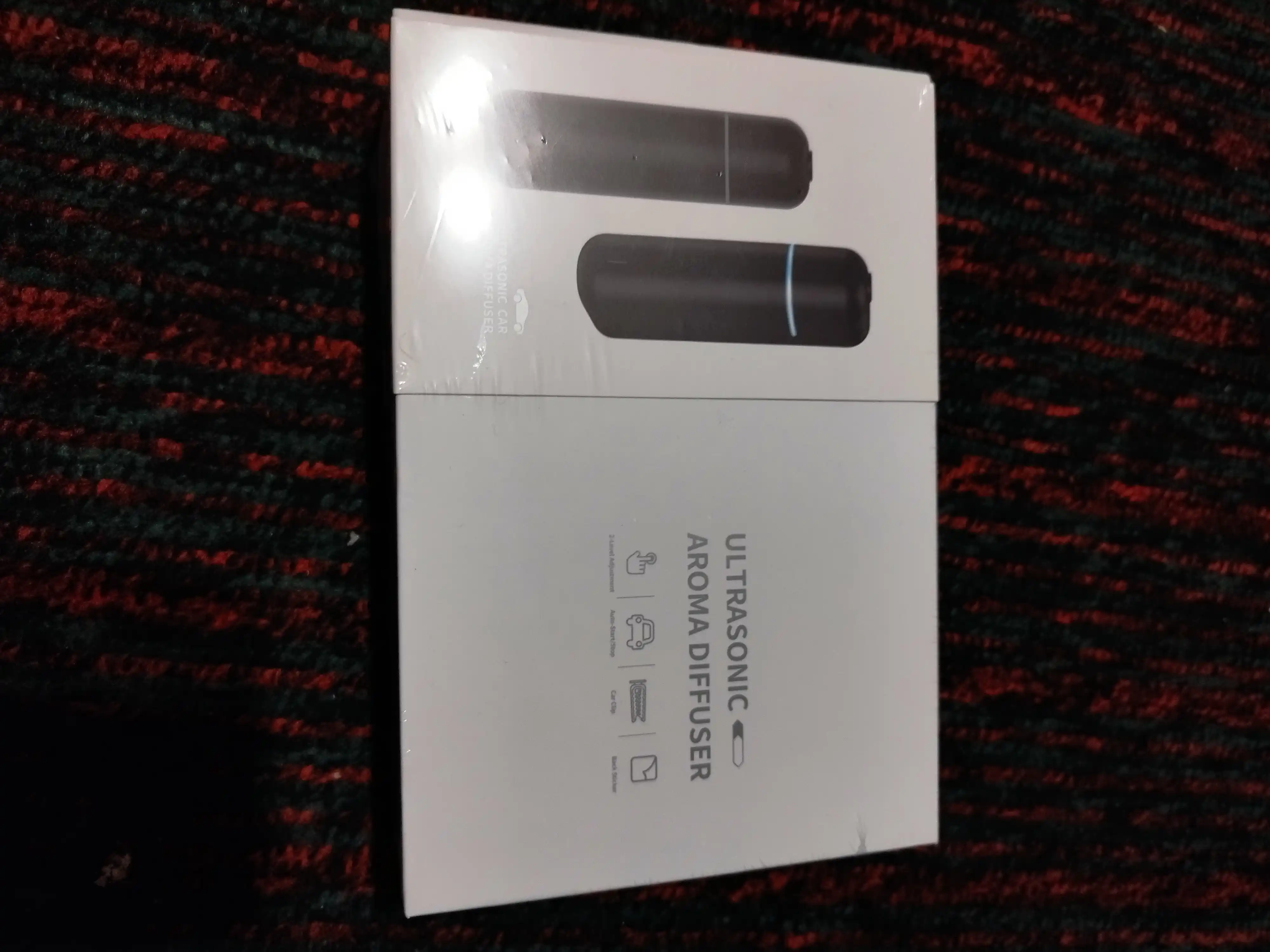 ULTRASONIC aroma diffuzer avtomobil uchun, simsiz havo namlagich, osvejitel
