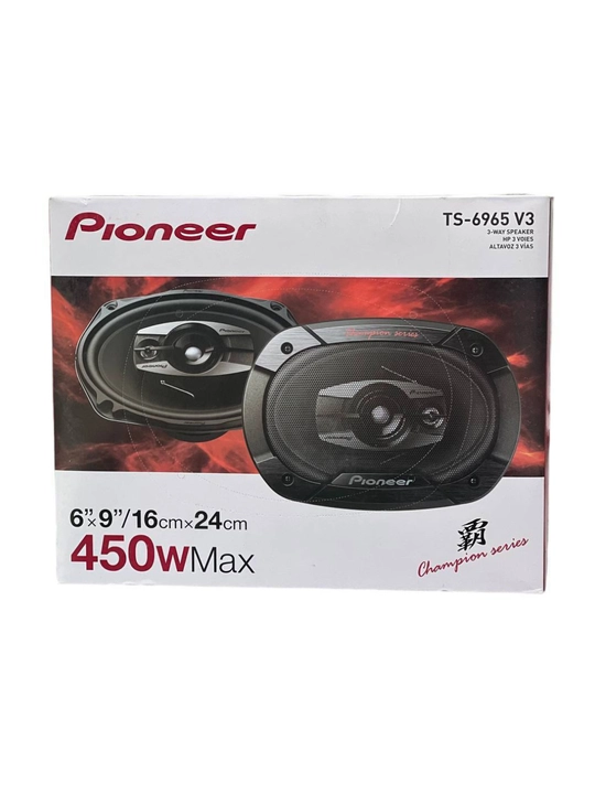 Авто колонка PIONEER TS-6965 V3 6x9 дюймов, 3-полосная, чёрная, 450W Max