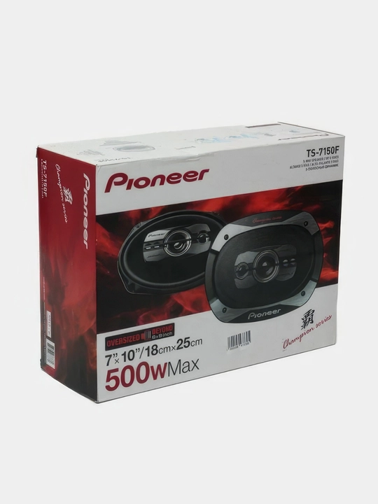 Авто колонка Pioneer TS-7150F 7x10 дюймов черная, 500 Вт, овальный динамик