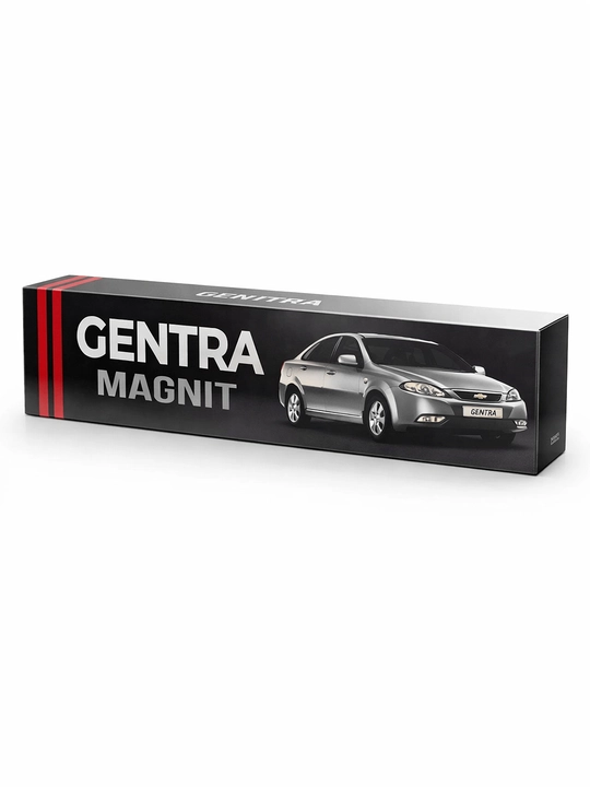 Avtomobil uchun magnitlangan davlat raqami ramkasi, 10 magnit, universal, 2 dona - 
