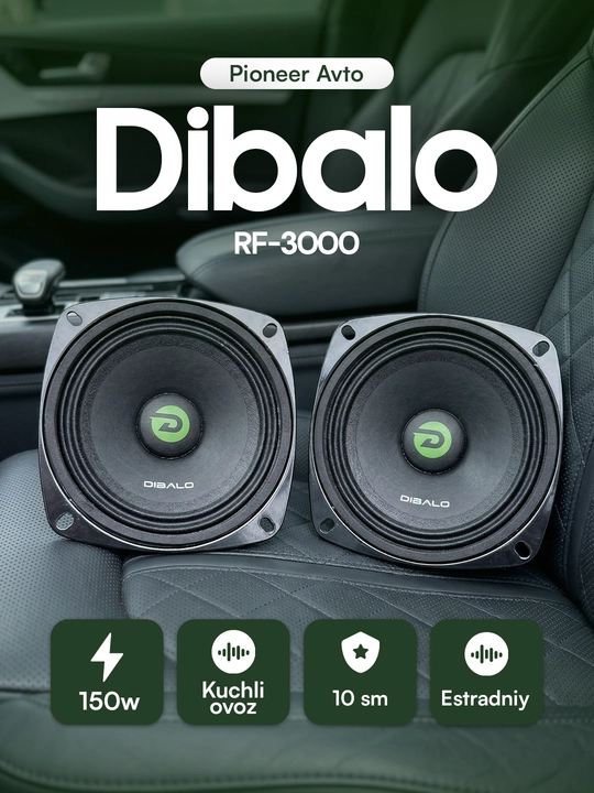 Dibalo RF-3000 10см estradniy на дамас, лабо, матиз, спарк, и другие - 