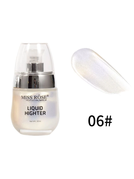 MISS ROSE Liquid Highlighter, 30 мл, хайлайтер для лица, естественное сияние