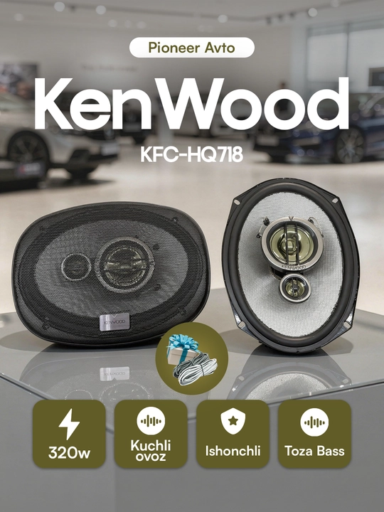 Avtomobil kolonkalari Kenwood KFC-HQ718 - 