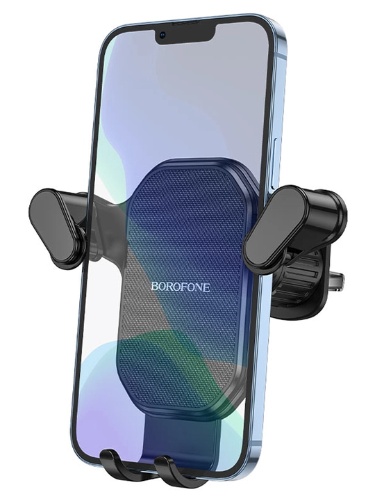 Universal avtomobil ushlagichi (BH76), telefon uchun havo kanali stendi, silikon qoplamali