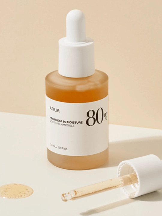 Anua Heartleaf 80% Moisture Soothing Ampoule — успокаивающая ампула с хауттюйнией 80%