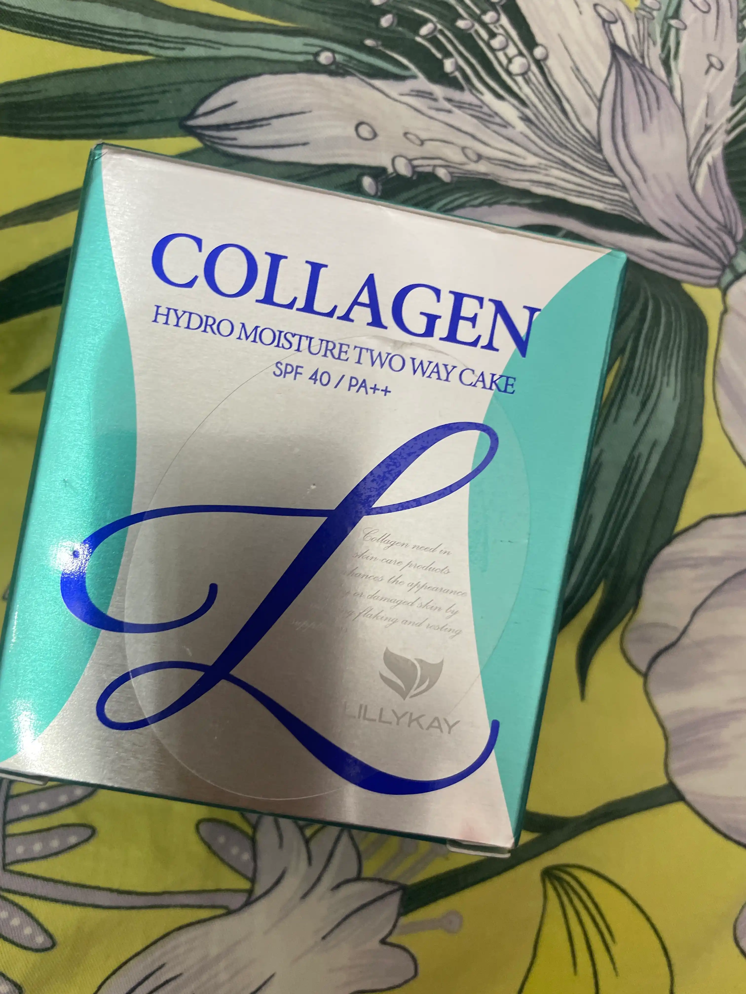 Увлажняющая пудра с коллагеном Lillykay Collagen Hydro Moisture SPF40 PA+++