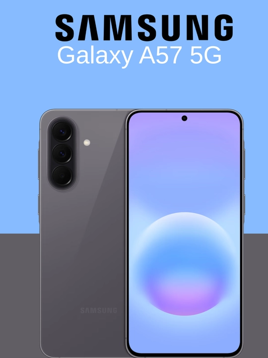 Смартфон Samsung Galaxy A57 5G, три объектива. Одна мощная камера. 6,9 мм - 