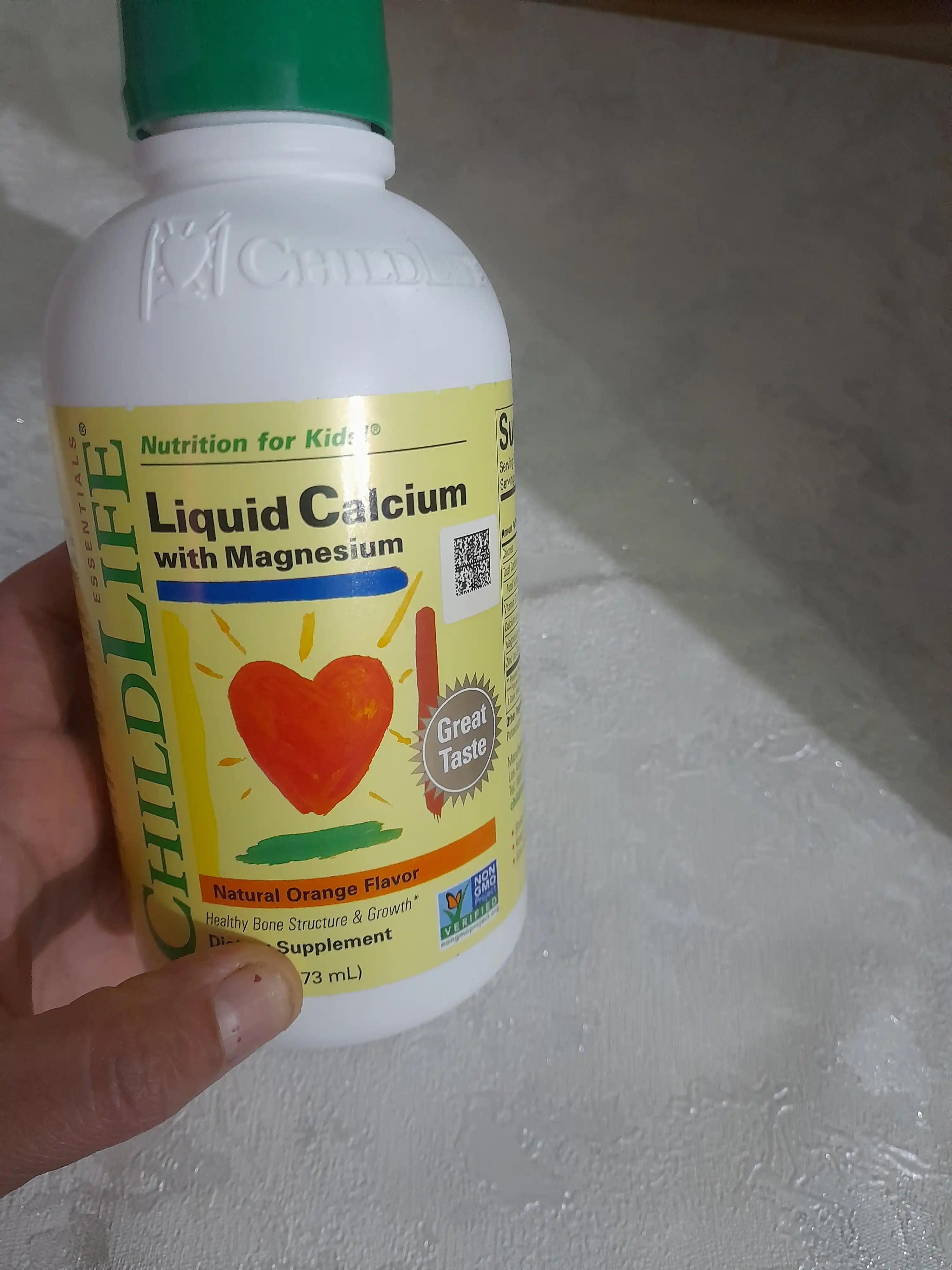 ChildLife Essentials, Suyuq Kalsiy magniy bilan, tabiiy apelsin ta'mi 473 ml
