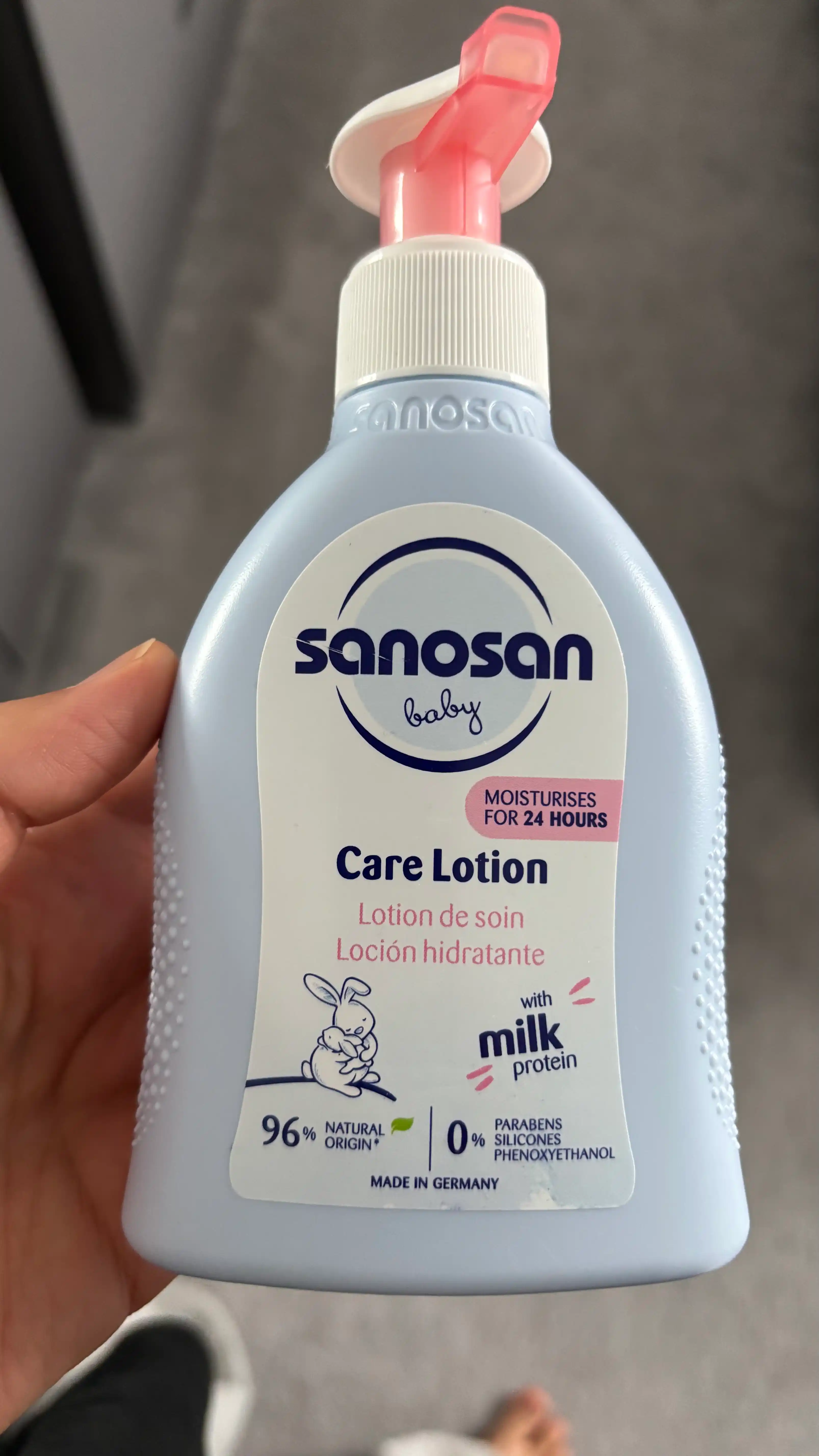 Лосьон для тела Sanosan Baby Care увлажняющий 0м+ 200 мл