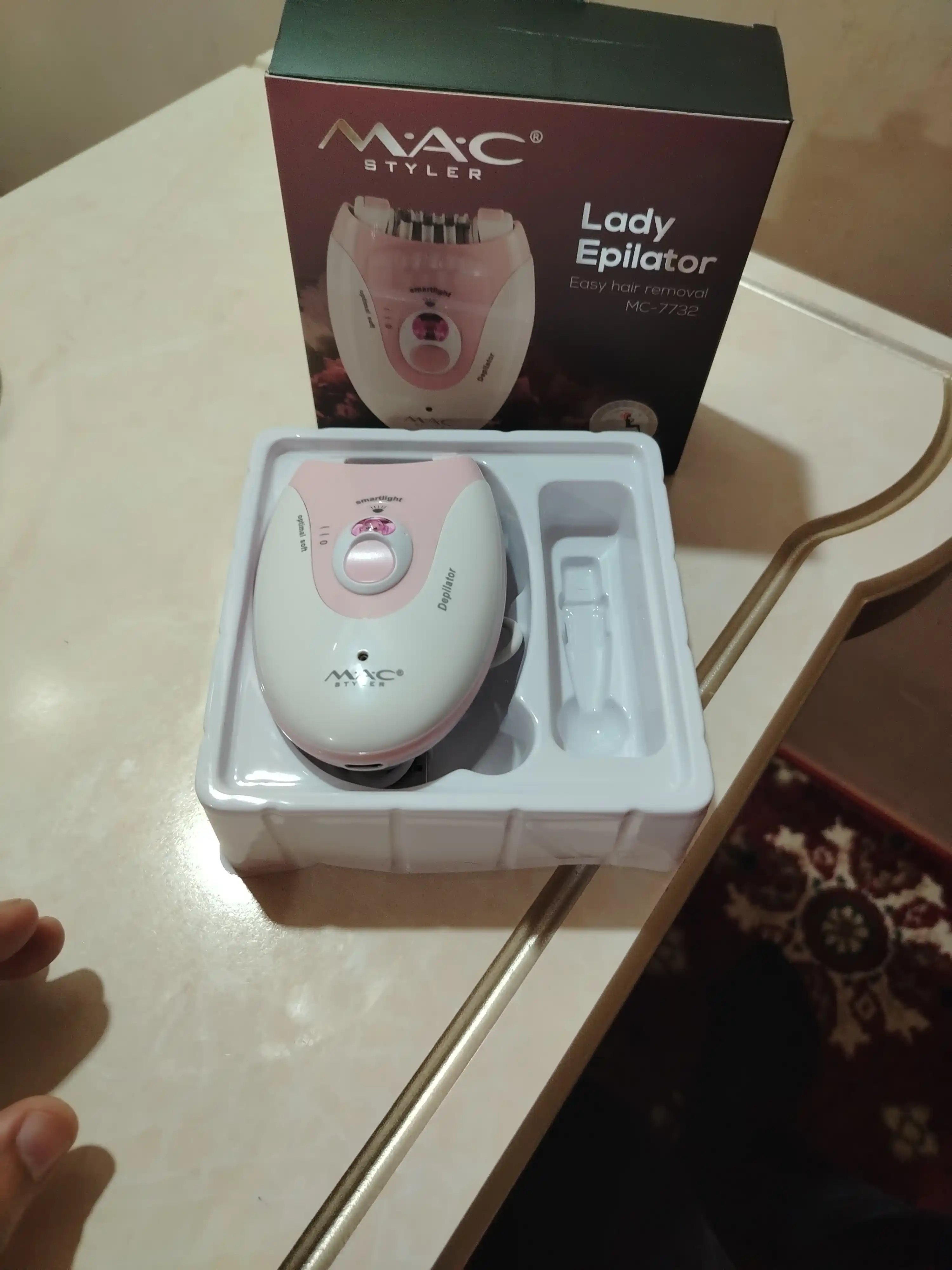 Epilyator simsiz MAC styler, ayollar uchun professional depilyator
