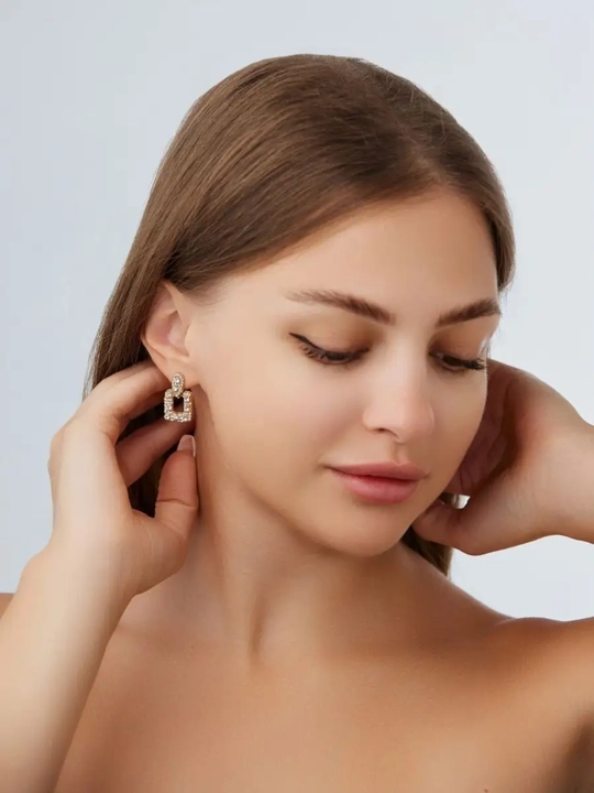 Серьги в форме сердца, серьги женские