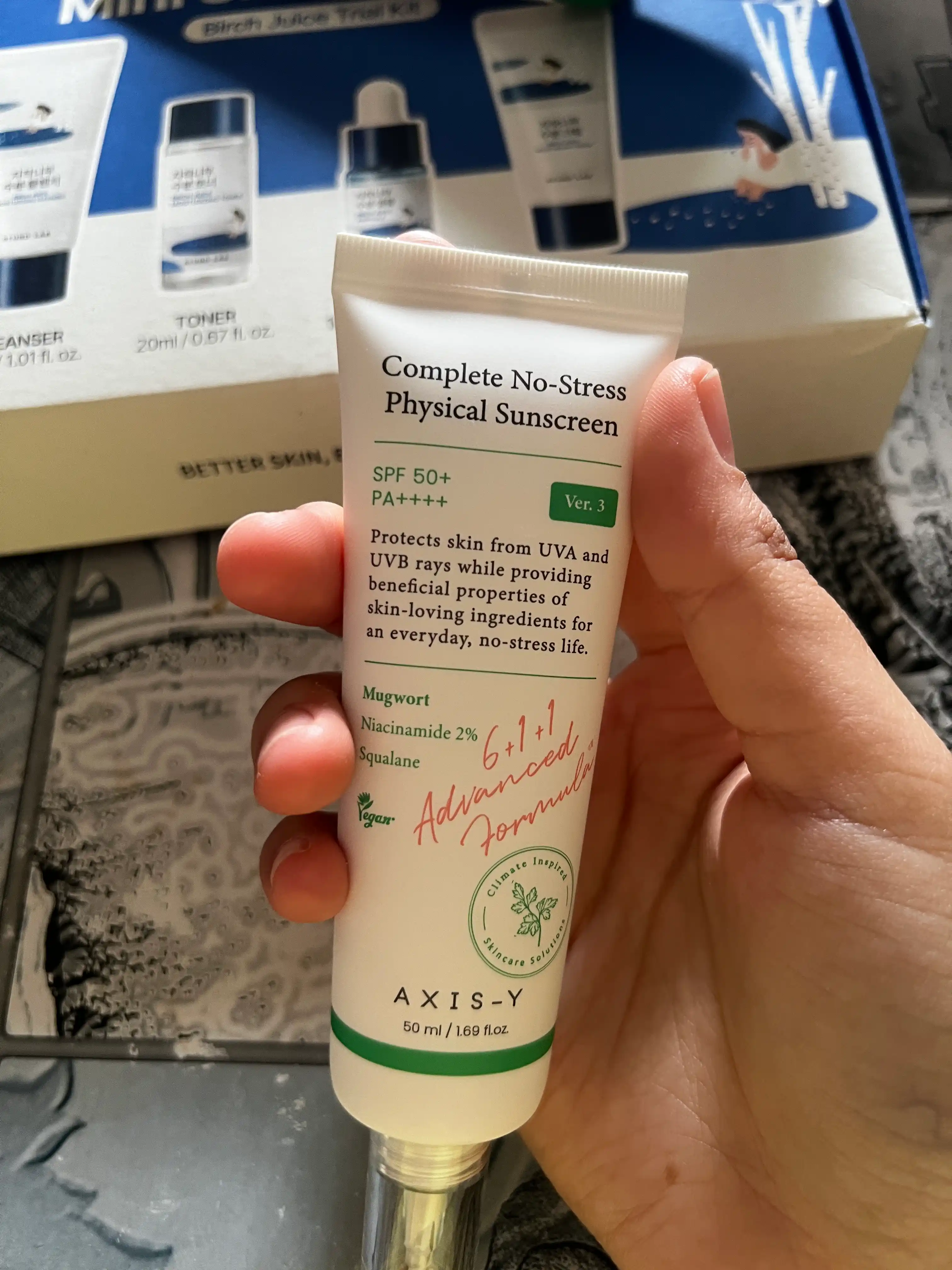 Солнцезащитный крем AXIS-Y Made for Me by Me SPF50+ PA++++ — барьерная защита и уход