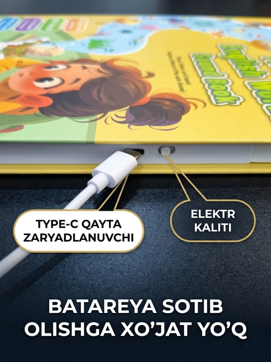 Детская звуковая книга на английском языке