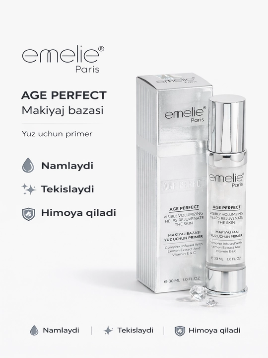 EMELIE 24K GOLD pardoz asosi, pardoz asosi, praymer, tonal krem