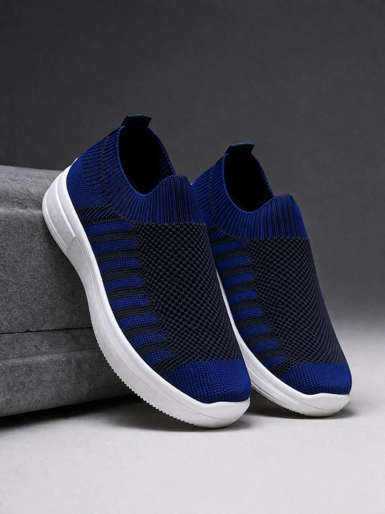 Bolalar trikotaj slip-on poyabzal, nafas oluvchi sirpanishga qarshi bolalar uchun